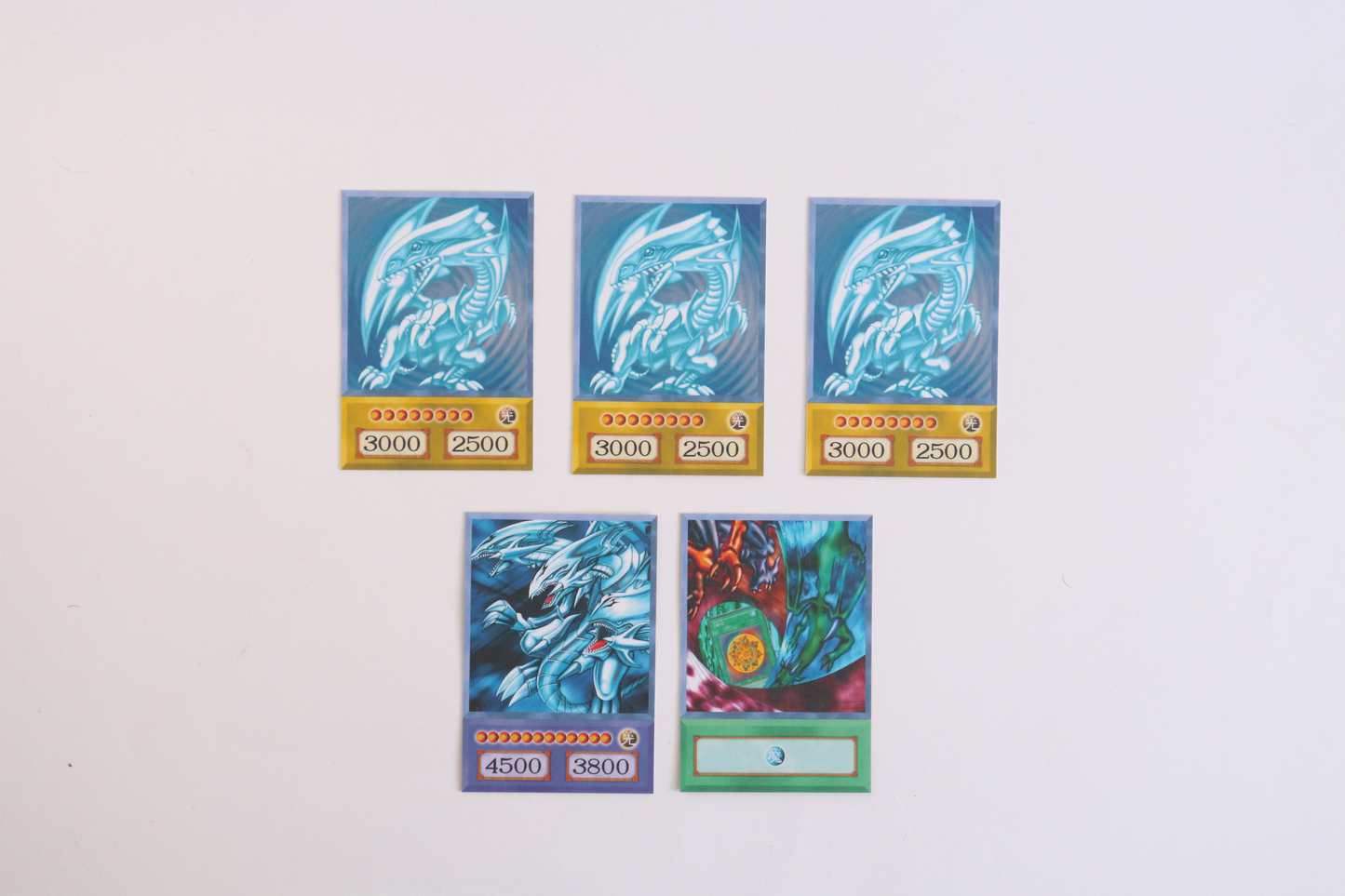 Blue-Eyes Ultimate Dragon | Complete Anime Style Set | 5 cards (+ 3 extra for free)